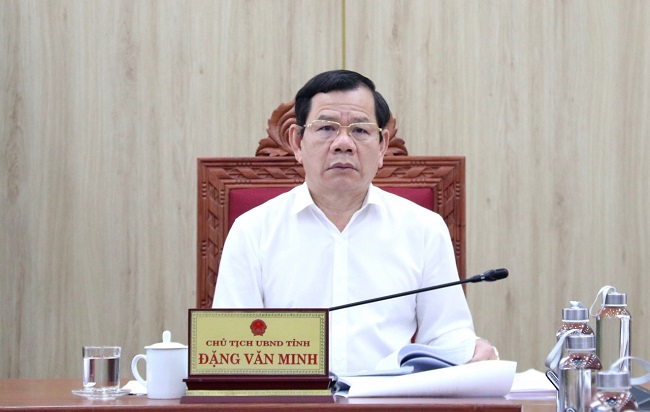 Chủ tịch UBND tỉnh Đặng Văn Minh dự hội nghị trực tuyến Ban Chỉ đạo Nhà nước các công trình, dự án trọng điểm quốc gia
