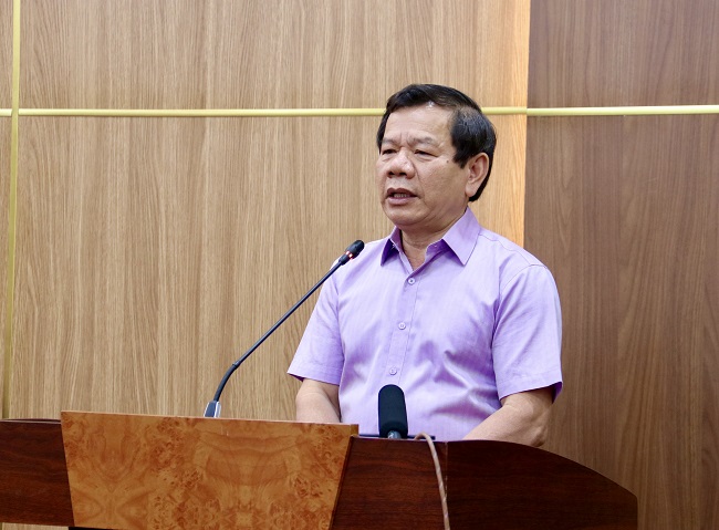 Chủ tịch UBND tỉnh Đặng Văn Minh chủ trì họp BCĐ giải phóng mặt bằng Dự án Đường Hoàng Sa - Dốc Sỏi