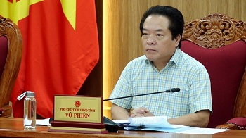 Vice Chairman of the Provincial People's Committee Vo Phien worked with the Provincial Committee for Ethnic Minority Affairs