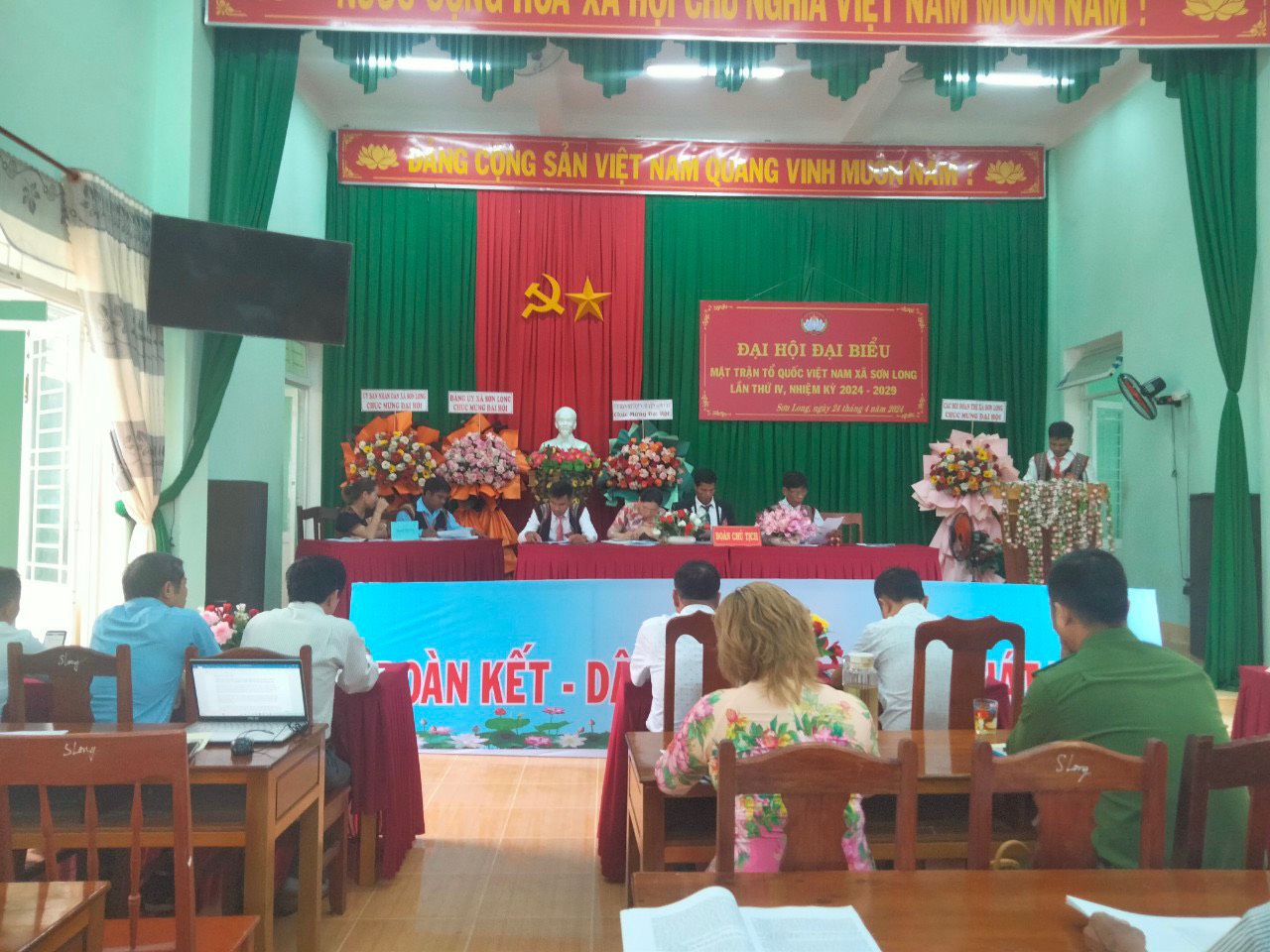 Đại hội đại biểu MTTQ Việt Nam xã Sơn Long lần thứ IV, nhiệm kỳ 2024 – 2029