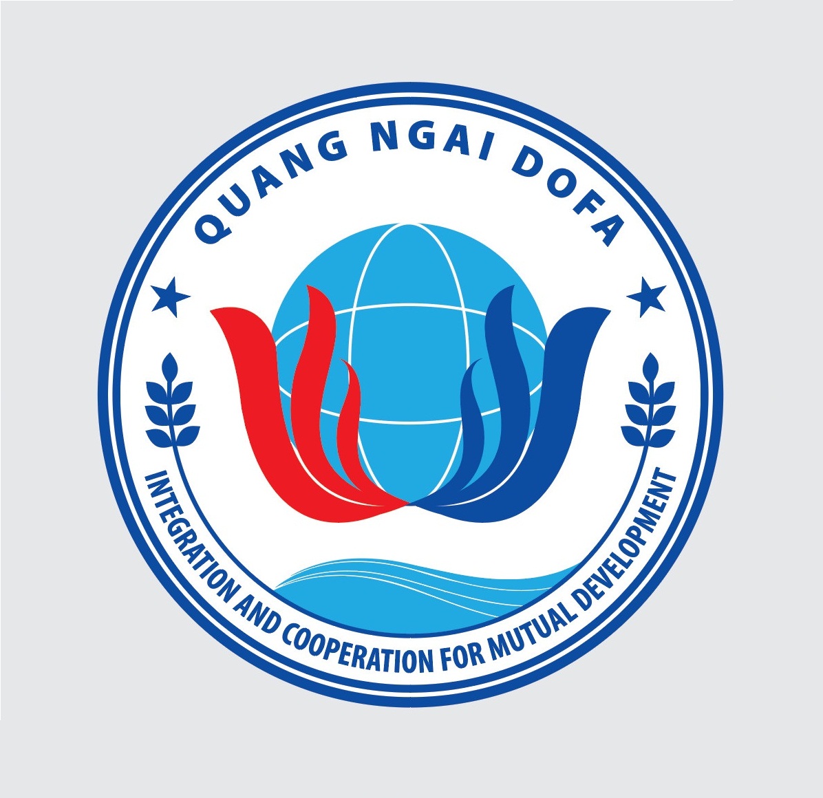 The official logo of the Quang Ngai Department of Foreign Affairs