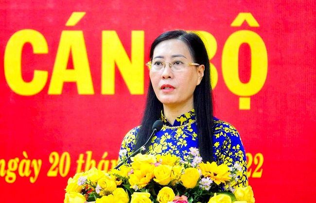 Đồng chí Đinh Thị Hồng Minh giữ chức Phó Bí thư Tỉnh ủy Quảng Ngãi