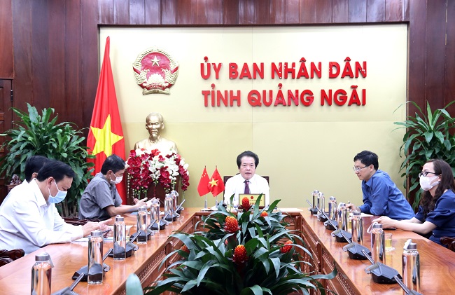 Tổng Lãnh sự CHND Trung Hoa tại thành phố Đà Nẵng chào xã giao Lãnh đạo tỉnh