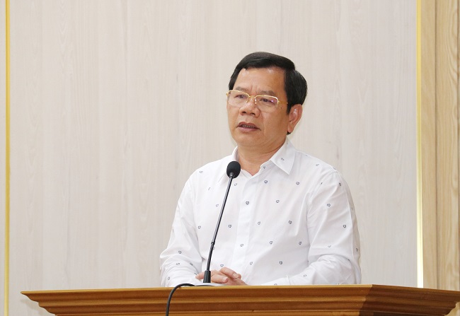 Chủ tịch UBND tỉnh Đặng Văn Minh làm việc với Sở Xây dựng