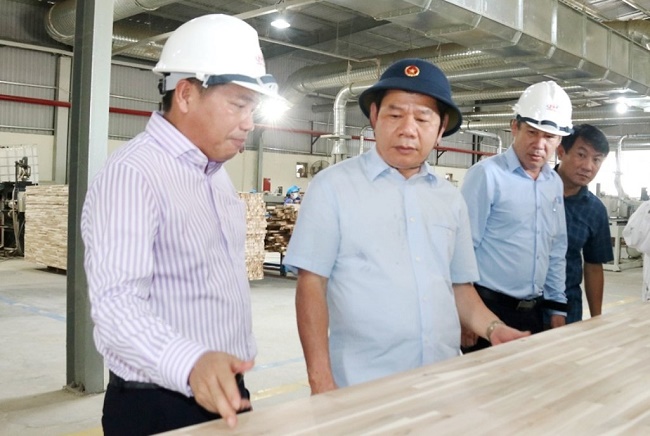 Chủ tịch UBND tỉnh kiểm tra Cụm Công nghiệp Sơn Hạ