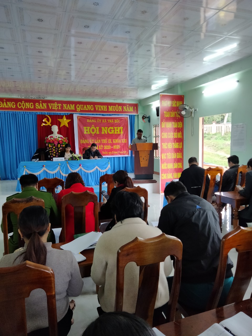 Đảng ủy xã Trà Bùi tổng kết công tác Xây dựng Đảng năm 2022