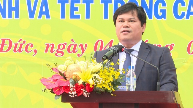 Phó Chủ tịch UBND tỉnh Trần Phước Hiền dự lễ phát động xây dựng huyện Mộ Đức đạt chuẩn nông thôn mới năm 2023