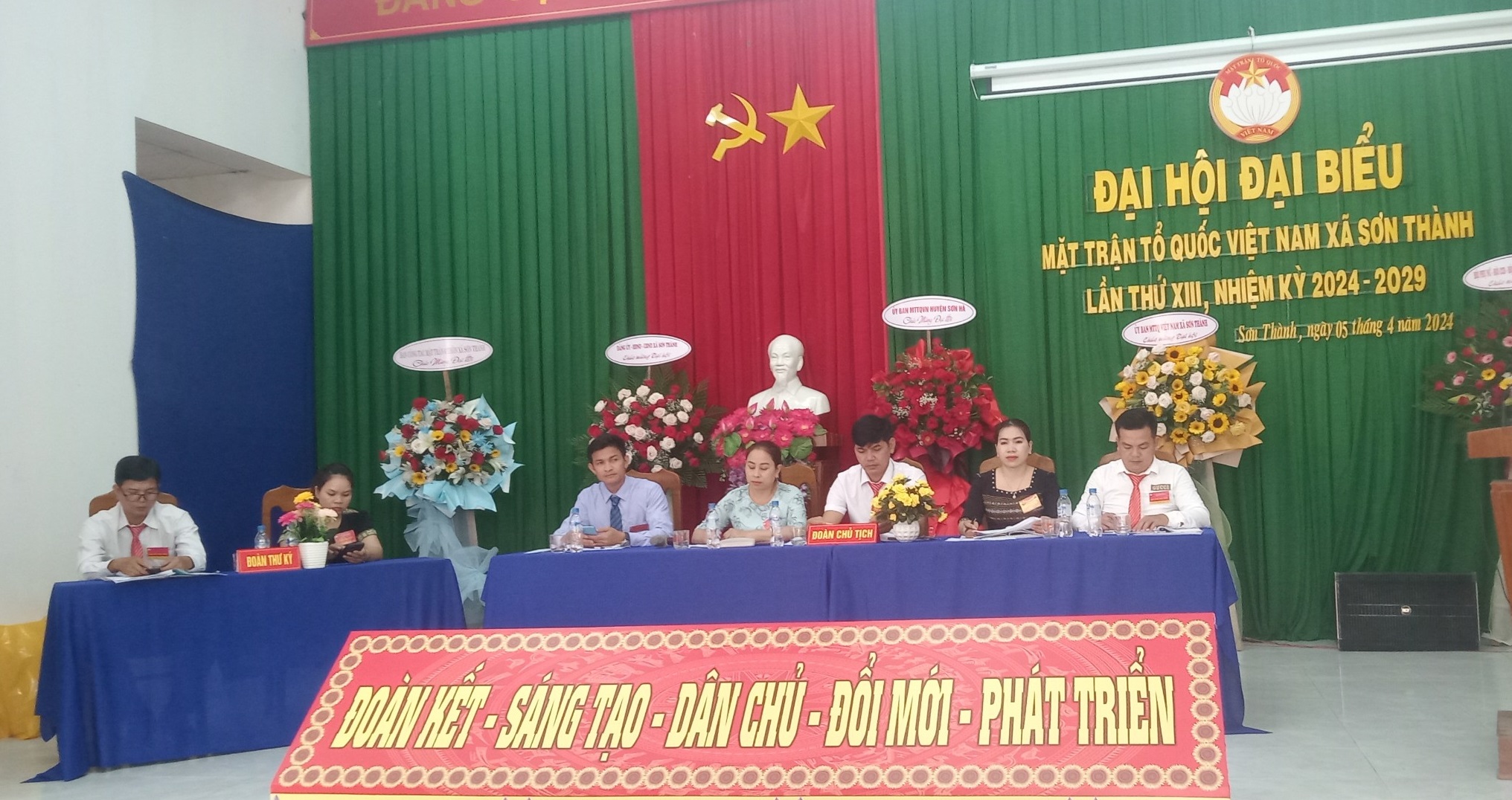 Tổ chức Đại hội đại biểu Mặt trận Tổ quốc Việt Nam xã Sơn Thành khóa XIII, nhiệm kỳ 2024 – 2029