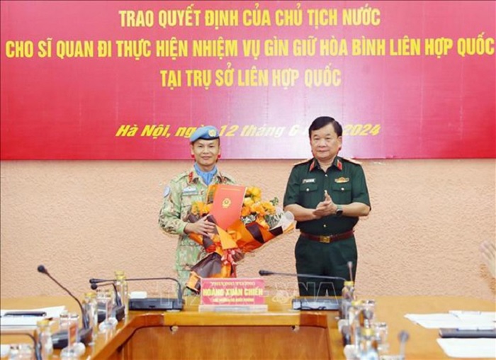 Fifth Vietnamese officer to work in UN headquarters in New York