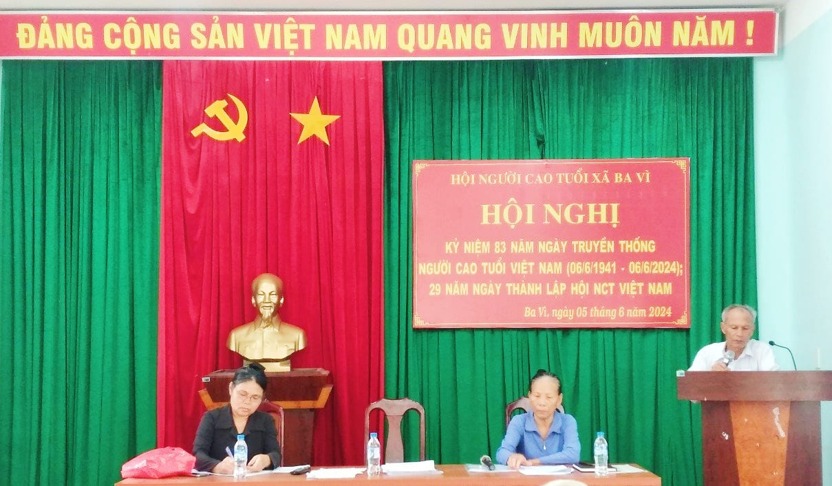 Hội nghị Kỷ niệm 83 năm ngày truyền thống người cao tuổi Việt Nam (06/6/1941 - 06/6/2024)