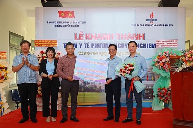 BSR sponsors 5 billion VND to build a Medical Center in Quang Ngai