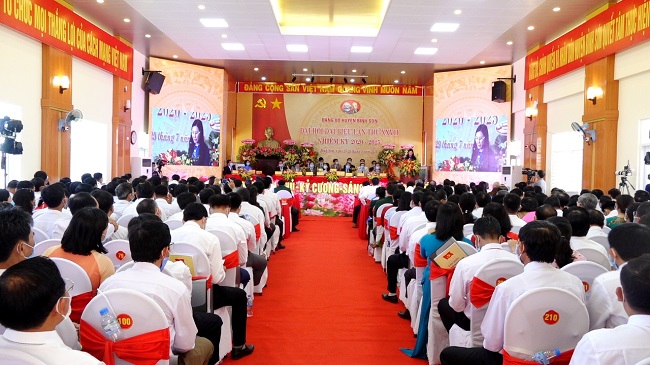 Khai mạc Đại hội đại biểu Đảng bộ huyện Bình Sơn lần thứ 27, nhiệm kỳ 2020-2025