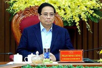 Thủ tướng Chính phủ Phạm Minh Chính chủ trì buổi làm việc với tỉnh Quảng Ngãi