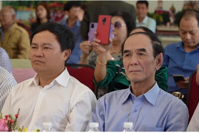 Đại diện Lãnh đạo các sở, ngành của tỉnh dự buổi gặp mặt