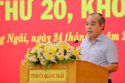 Phó Chủ tịch Thường trực UBND tỉnh Trần Hoàng Tuấn quán triệt Kết luận số 115-KL/TW ngày 16/01/2025 của Bộ Chính trị về tiếp tục thực hiện Nghị quyết số 39-NQ/TW ngày 15/01/2019 của Bộ Chính trị khóa XII về nâng cao hiệu quả quản lý, khai thác, sử dụng và phát huy các nguồn lực của nền kinh tế