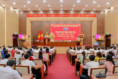 Quang cảnh Đại hội Đảng bộ Văn phòng UBND tỉnh lần thứ I, nhiệm kỳ 2025 – 2030