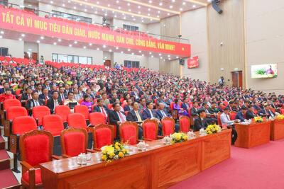 Quang cảnh đại biểu dự đại hội
