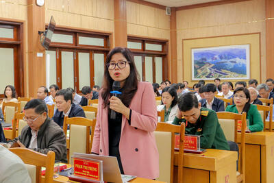 Đại biểu tham gia thảo luận tại Hội nghị