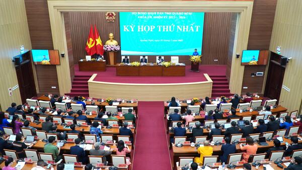 Kỳ họp thứ nhất, HĐND tỉnh Quảng Ngãi khóa XIII, nhiệm kỳ 2021-2026