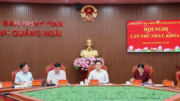 Ban Chấp hành Đảng bộ UBND tỉnh Hội nghị lần thứ nhất