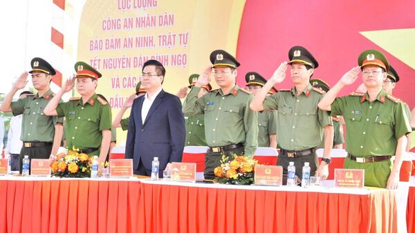 Quảng Ngãi: Ra quân cao điểm tấn công, trấn áp tội phạm, bảo đảm an ninh trật tự