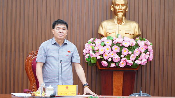 Đoàn công tác của Ủy ban Kinh tế và Tài chính Quốc hội làm việc với UBND tỉnh