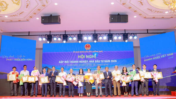 Quảng Ngãi gặp mặt doanh nghiệp, nhà đầu tư nhân Ngày Doanh nhân Việt Nam 13/10