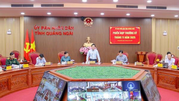 UBND tỉnh họp phiên thường kỳ tháng 11/2025