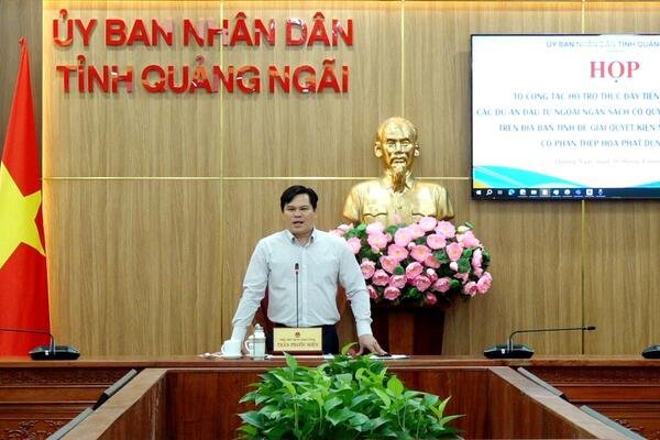 Giải quyết kiến nghị của Công ty Cổ phần Thép Hòa Phát Dung Quất