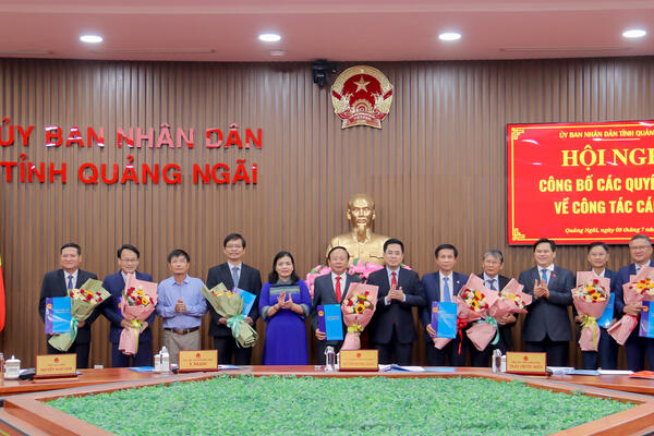 Ông Lương Kim Sơn giữ chức Trưởng Ban Quản lý KKT Dung Quất và các KCN Quảng Ngãi