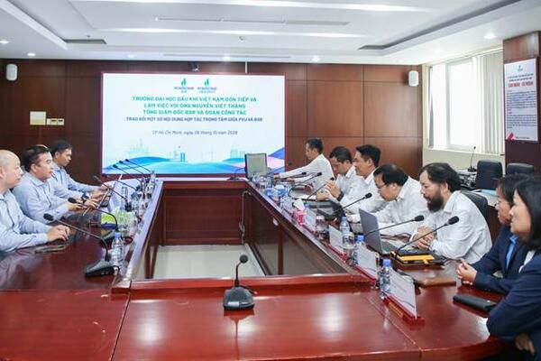 BSR và PVU thảo luận về hợp tác, thúc đẩy nghiên cứu khoa học và phát triển nguồn nhân lực