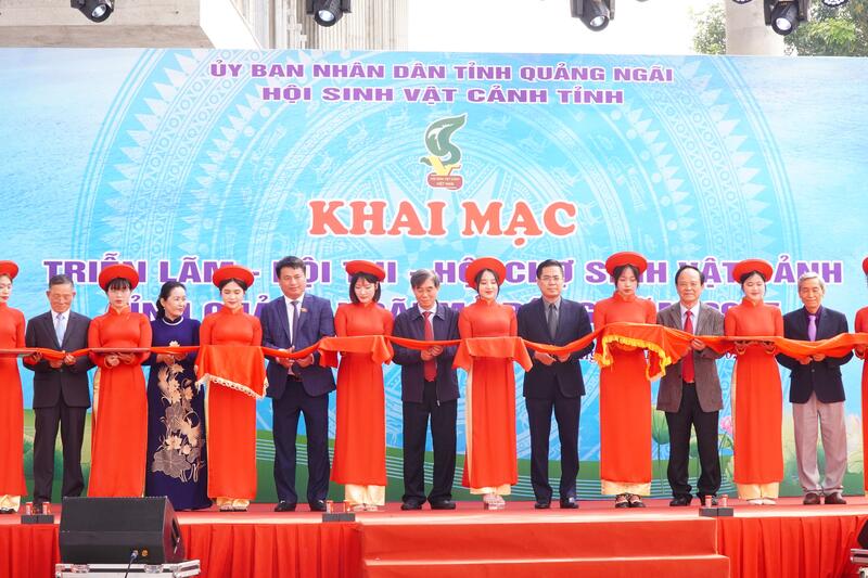 Khai mạc Triển lãm- Hội thi- Hội chợ sinh vật cảnh tỉnh Quảng Ngãi mở rộng năm 2025