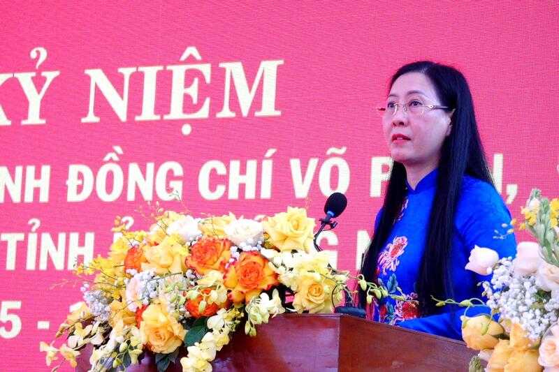 Kỷ niệm 110 năm Ngày sinh đồng chí Võ Phấn- Nguyên Bí thư Tỉnh ủy Quảng Ngãi