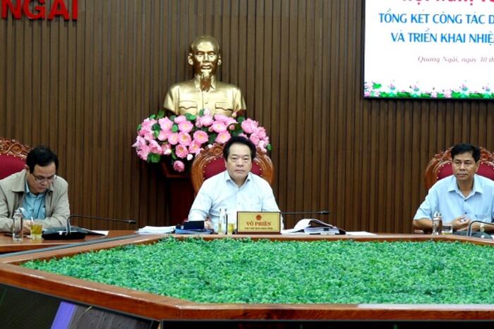 The PPC’s Vice Chairman Vo Phien attends the national online conference to summarize ethnic work in 2024