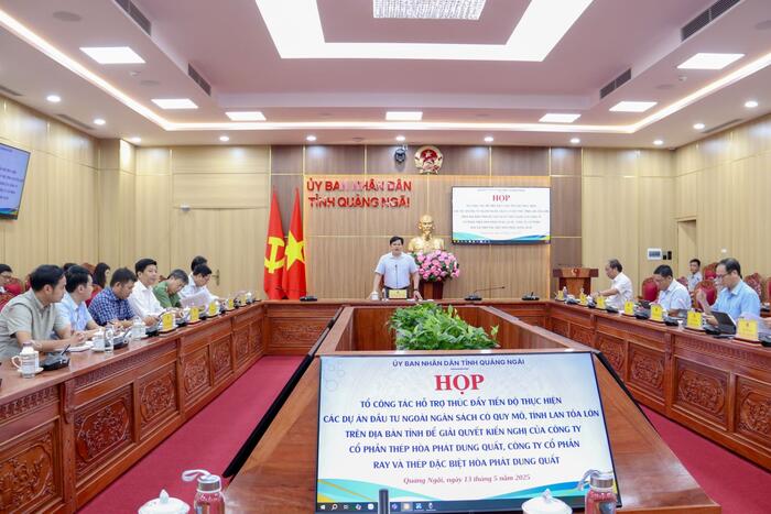 Solving obstacles for Hòa Phát Dung Quất special steel and railway lines production project