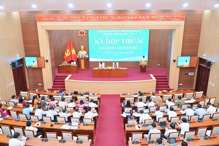 36th meeting of the 13th Provincial People's Council, term 2021-2026