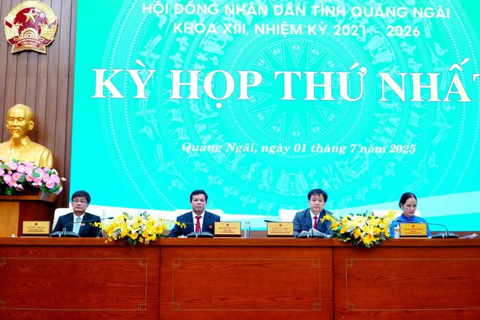 13th Quảng Ngãi Provincial People's Council, term 2021-2026, holds its first session