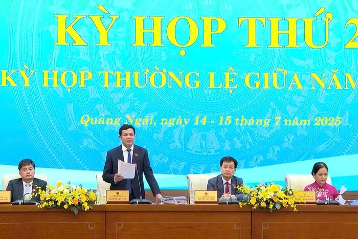Quảng Ngãi Provincial People’s Council discusses socio-economic performance and tasks for the last six months of 2025