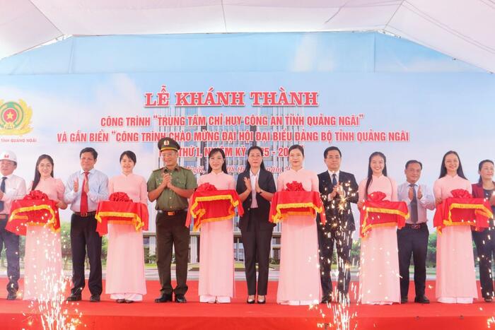 Inauguration of Quảng Ngãi Provincial Police Command Center