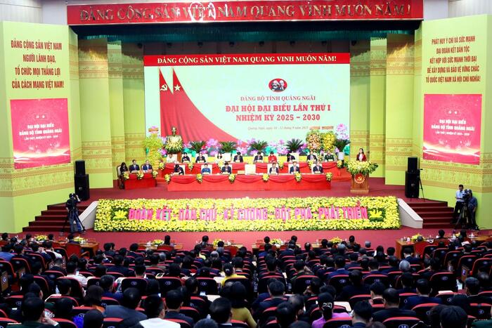 The 1st Quảng Ngãi Provincial Party Congress, 2025–2030 term, wraps up