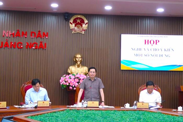 Quảng Ngãi Provincial People’s Committee discusses key policy issues