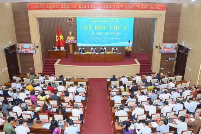 Opening of the 5th session of Provincial People’s Council, 13th term (2021–2026)